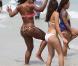 Serena Williams sur la plage de Miami, le 16 avril 2011.