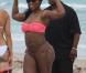 Serena Williams sur la plage de Miami, le 16 avril 2011.