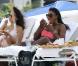 Serena Williams sur la plage de Miami, le 16 avril 2011. Il va peut-être falloir y aller mollo sur la crème glacée... 