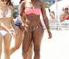 Serena Williams sur la plage de Miami, le 16 avril 2011.