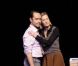 Robin Causse, Déborah Grall, Issame Chayle, Gabrielle Lazure et Manuel Blanc dans la pièce Frères du Bled, de Christophe Botti, mise en scène par Thierry Harcourt, au Vingtième Théâtre, à Paris.