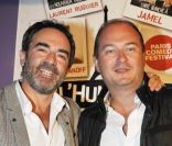 <p>Bruno Solo et Cauet lors de la conférence de presse pour le Festival de l\'humour en capitales 2011 au Rex à Paris le 27 avril 2011</p>
<p>&nbsp;</p>