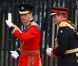 Le prince William, accompagné de son frère Harry, arrive en l'abbaye de Westminster, où il va épouser sa douce Kate Middleton. 29 avril 2011