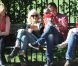 Gwen Stefani et Gavin Rossdale passent du temps avec leurs deux enfants Zuma et Kingston à Londres. Ils s'occupent avec bonheur du bébé d'une amie. 3 mai 2011