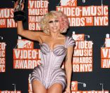 Lady GaGa en Jean-Paul Gaultier lors des MTV Music Awards 2009
