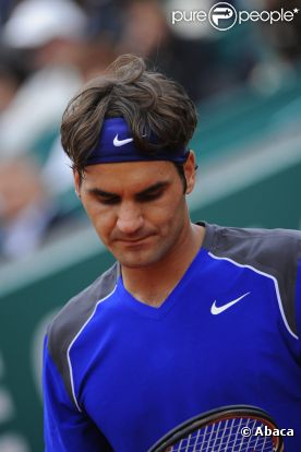Roger Federer aux Masters 1000 de Madrid, le 6 mai 2011