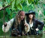 Penélope Cruz et Johnny Depp dans Pirates des Caraïbes 4 