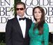 Angelina Jolie et Brad Pitt lors de la cérémonie des Golden Globes, à Los Angeles, en janvier 2011.