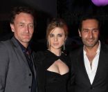 Jean-Paul Rouve, Cécile Cassel et Gilles Lellouche lors de la soirée des Audi Talents Awards au Audi Lounge à Cannes le 12 mai 2011