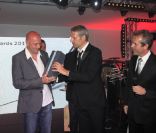 Pascal Lengagne et Lambert Wilson lors de la soirée des Audi Talents Awards au Audi Lounge à Cannes le 12 mai 2011