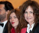 Valérie Lemercier lors de la montée des marches organisée à l\'occasion de la projection du film <em>Polisse</em>, le 13 mai 2011.