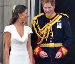 Pippa Middleton et le prince Harry, le 29 avril 2011, à Londres. 
