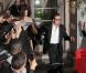 Brad Pitt et Angelina Jolie à la sortie du restaurant L'Affable, à Cannes, à l'occasion du 64e Festival International du Film, le 16 mai 2011.