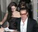 Brad Pitt et Angelina Jolie à la sortie du restaurant L'Affable, à Cannes, à l'occasion du 64e Festival International du Film, le 16 mai 2011.