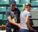 Maria Sharapova, 24 ans, numéro 7 mondial, aborde Roland-Garros dans les meilleures conditions : victorieuse à Rome, elle peut compter sur le soutien de son fiancé Sasha Vujacic, comme lors de son entraînement Porte d'Auteuil, le 18 mai 2011.