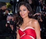 Rosario Dawson à la montée des marches du film <em>This must be the place</em>, de Paolo Sorrentino, à Cannes, le 20 mai 2011.