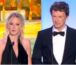 Ludivigne Sagnier et Michel Gondry lors de la cérémonie de clôture du 64ème Festival de Cannes le 22 mai 2011