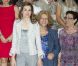 Letizia d'Espagne rend visite à l'assocition nationale de lutte contre le cancer (AECC) à Madrid le 26 mai 2011