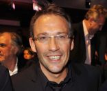Julien Courbet à la conférence de presse 2010 de RTL, à Paris, en septembre 2010.