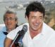 Paul et Michel Boujenah, Patrick Bruel et Félix Gray au cours du voyage du Jasmin, en Tunisie le 8 mai 2011.