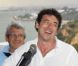 Paul et Michel Boujenah, Patrick Bruel et Félix Gray au cours du voyage du Jasmin, en Tunisie le 8 mai 2011.