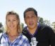 Sidonie Bellanger et Smaïn au cours du voyage du Jasmin, en Tunisie le 8 mai 2011.