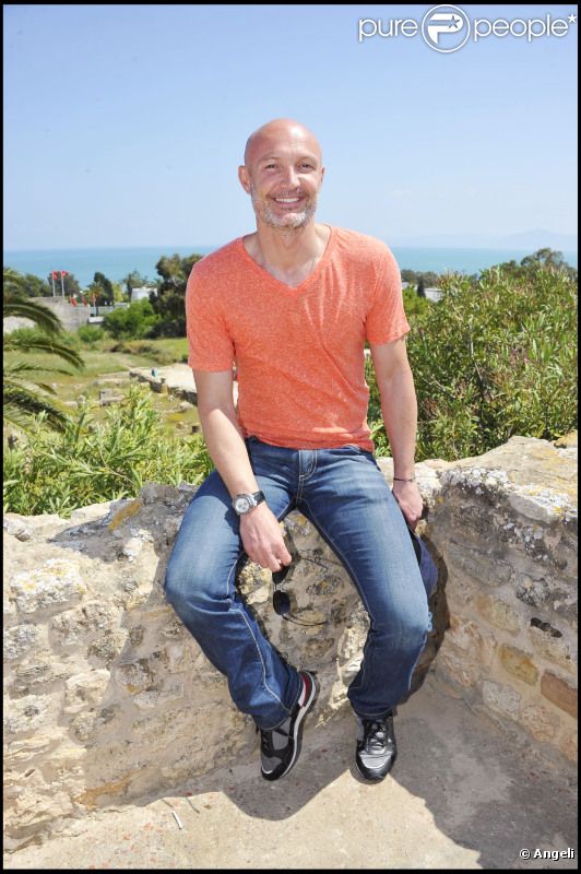 Frank Lebeoeuf au cours du voyage du Jasmin, en Tunisie le 8 mai 2011.