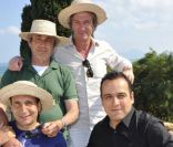Zinedine Soualem, Michel Boujenah, Philippe Caroit au cours du voyage du Jasmin, en Tunisie le 8 mai 2011.