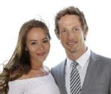 Jenson Button et sa Jessica lors de la soirée Hugo Boss à la villa Key Largo à Monaco le 27 mai 2011