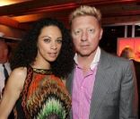 Boris Becker et Lilly Kerssenberg lors de la soirée Hugo Boss à la villa Key Largo à Monaco le 27 mai 2011