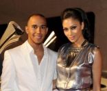 Lewis Hamilton et Nicole Scherzinger lors de la soirée Hugo Boss à la villa Key Largo à Monaco le 27 mai 2011