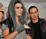Le groupe Tokio Hotel donne une conférence de presse à Moscou (Russie), vendredi 3 juin, à l\'occasion des <em>MUZ TV Awards 2011</em>.