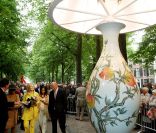 Le 6 juin 2011, la princesse Maxima était à La Haye pour l'inauguration d'une exposition de sculptures chinoises, sur la plus célèbre avenue du pays.