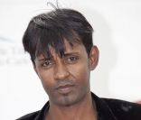 Lakshan Abenayake alias Rudy pose sur le tapis rouge lors du 51ème festival de la télévision de Monte-Carlo, jeudi 9 juin 2011.
