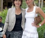 Pour sa troisième édition, la soirée de gala annuelle de la marque Longines, donnée samedi 4 juin 2011 en marge de Roland-Garros, récompensait Jim Courier. Tatiana Golovin pose avec l'ancienne championne Virginia Ruzici. 