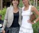 Pour sa troisième édition, la soirée de gala annuelle de la marque Longines, donnée samedi 4 juin 2011 en marge de Roland-Garros, récompensait Jim Courier. Tatiana Golovin pose avec l'ancienne championne Virginia Ruzici. 