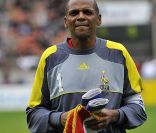 Bernard Lama au Parc des Princes, à Paris, à l'occasion de son jubilé, samedi 11 juin 2011.
