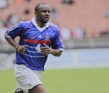 Patrick Vieira au Parc des Princes, à Paris, à l'occasion du jubilé du footballeur Bernard Lama, samedi 11 juin 2011.