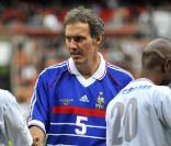 Laurent Blanc au Parc des Princes, à Paris, à l'occasion du jubilé du footballeur Bernard Lama, samedi 11 juin 2011.