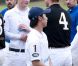 Les princes Harry et William lors du tournoi de polo caritatif à Sunninghill, près d'Ascot en Angleterre le 12 juin 2011