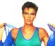 En 1986, Stéphanie de Monaco pose dans les modèles de sa propre ligne de maillots de bain, Pool position .