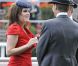  Ascot 2011, cinquième et dernière journée, samedi 18 juin 2011 : La princesse Eugenie d'York marque la clôture de l'événement avec une robe rouge audacieuse. 
 Pas d'embellie du côté du ciel, mais un bouquet final bien garni sur l'herbe verte du Berkshire ! 