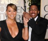 Mariah Carey et son mari Nick Cannon en janvier 2010.