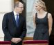 Charlene Wittstock et le prince Albert II se recueillent lors d'une messe célébrée pour la fête de la Saint-Jean. Monaco, 23 juin 2011
