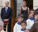 Charlene Wittstock et le prince Albert de Monaco assistent aux fêtes de la Saint-Jean à une semaine de leur mariage (les 1e et 2 juillet prochain). Monaco, 23 juin 2011