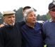 Peter Falk le célèbre inspecteur Colombo avec Denis Hopper et James Garner en 2002 