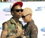 Cérémonie des Bet Awards, à Los Angeles, le 26 juin 2011 : Wiz Khalifa et Amber Rose.