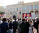 Ambiance sur la place du Palais Princier à Monaco, le 1er juillet 2011, lors du mariage civil du prince Albert et de Charlene Wittstock.