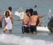 Eva Longoria et Eduardo Cruz en bateau au large de Marbella, le 3 juillet 2011.