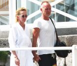 Sting et sa femme Trudie Styler au Festival du film d'Ischia, le 11 juillet 2011